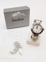 Versace 34mm Reve White Dial Stainless Steel Quartz Watch Do0926oxzde