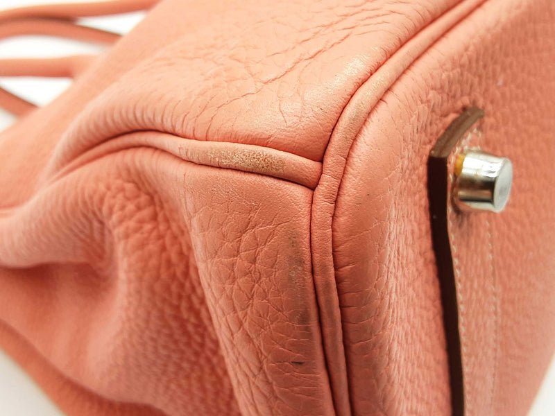 Hermes Birkin 35 Rose Tea Pink Clemence Palladium Handbag Do0825wxzxde