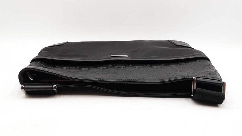 Gucci Guccissima Black Nylon Messenger Bag Sd0825owzdu