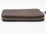 Michael Kors Jet Set Zip Wallet Brown Aa0126orsa