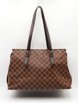 Louis Vuitton Chelsea Tote Bag In Damier Ebene Coated Canvas Fw0726iszdu
