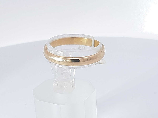 14k Yellow Gold 1.9 Grams Wedding Band Size 8 Aa0925ersa