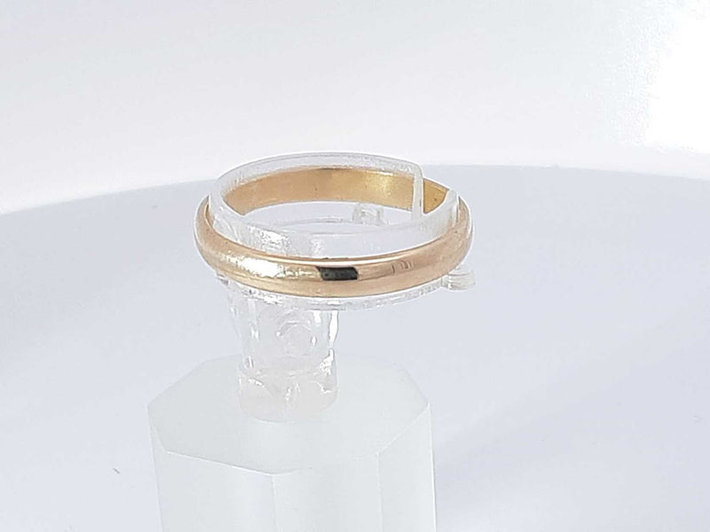 14k Yellow Gold 1.9 Grams Wedding Band Size 8 Aa0925ersa