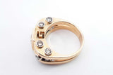 Approx. 1.70ctw Center Diamond Ring In 18k Yellow Gold 25.63g Sz 13 Eb0424lrxzsa