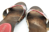 Burberry House Check Wood Mules Size 37 Eb0726lxzde