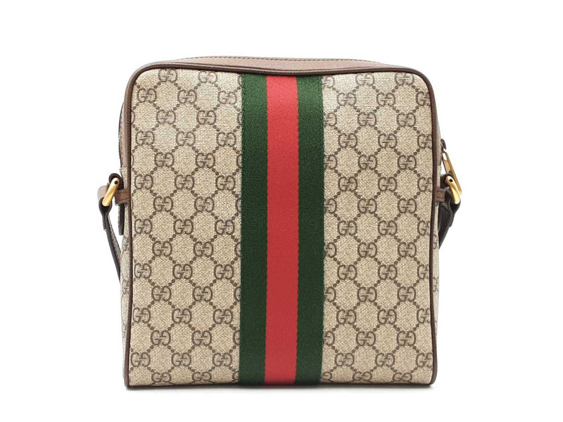 Gucci Ophidia Messenger Bag In Gg Supreme Monogram Web Canvas Fw0925pwxdu