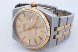 Rolex Oysterquartz Datejust 36mm Stainless Steel Watch Eb0526ixxzde