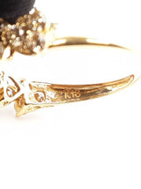 0.63 Cttw Diamond 18k Gold Heart Link Half Eternity Ring 2.2g Size 6 Fw0826oixdu