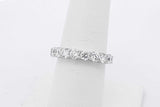 1.44cttw Lab Grown Diamond Ring In 14k White Gold 2.2 Grams Size 6.5 Eb0826rcrsa