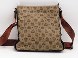 Mcm Unisex Zip Top Sling Bag Beige Aa0826ezsa
