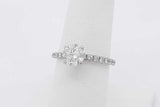 1.18cttw Diamond Ring In 14k White Gold 2.4 Grams Size 6.5 Eb0225lcxzsa