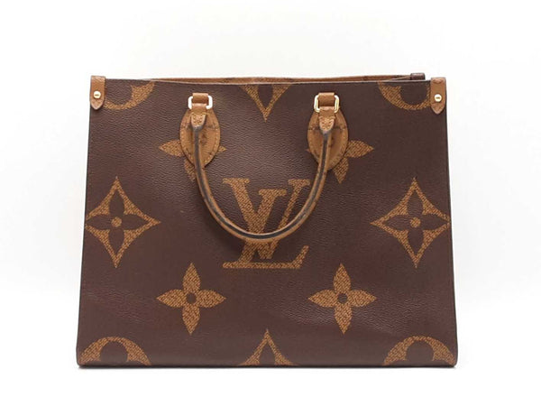 Louis Vuitton Onthego Mm Giant Monogram & Reverse Monogram Tote Bag Fw0525cxzdu