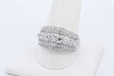 1.83cttw Diamond Ring In 14k White Gold 7.4 Grams Size 9.25 Eb0226exzde