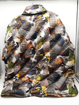 Fendi Fake News Puffy Jacket Size Italian 50 Do0925ooxde