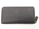 Coach Flowered Embroidered Black Leather Zippy Wallet Do0525pxde