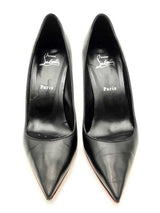 Christian Louboutin Condora Black Leather Pumps Size 40.5 Eb0125lorsa