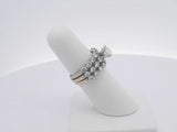 3.10 Diamond 14k White Gold 14k 7.1 Grams Ring Size 6 Sd0425orzxsa