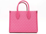 Michael Kors Mirella Small Signature Logo Crossbody Pink Aa0726pzsa