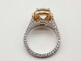 4.59 Cttw Lab Grown & Natural Diamonds Plat 18k Yg Ring Size 6 Do0625lpirde