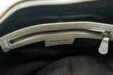 Balenciaga Le Cagole Black & White Graffiti Shoulder Bag Eb0524pxzde