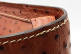 Dooney & Bourke Ostrich Leather Lexington Tote Bag In Cognac Eb0326pxsa
