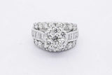 2.26cttw Diamond Ring In 14k White Gold 13 Grams Size 7.5 Eb0526lrxzsa