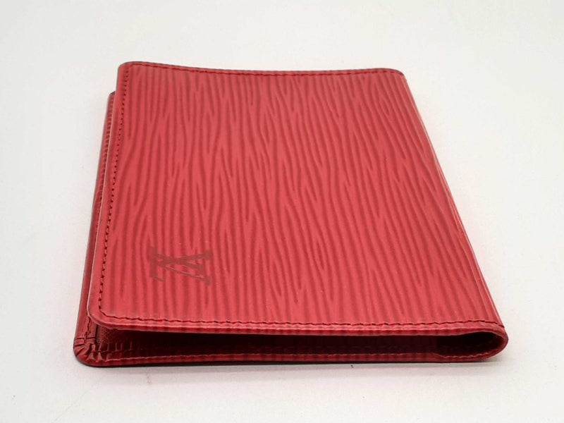 Louis Vuitton Couverture Passeport Red Epi Leather Card Holder Do1024loxde