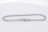 3.0cttw Lab Grown Diamond Tennis Bracelet 14k White Gold 5.2g 7 In Eb0326llxzsa