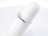 0.30 Cttw Diamond & 14k White Gold 3-stone Ring 2.2 Grams Size 5 Fw0426ozxdu
