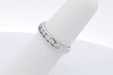 0.84cttw Diamond Ring In 14k White Gold 3.5 Grams Size 5.5 Eb0326ocrdu