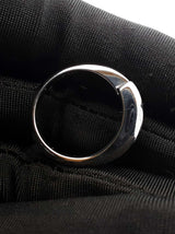 0.45 Cttw Diamond Bypass Ring In 18k White Gold 7 Grams Size 6.75 Fw0626errdu