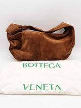 Bottega Veneta Brown Suede Corduroy Jodie Shoulder Bag Eb0926lorxde