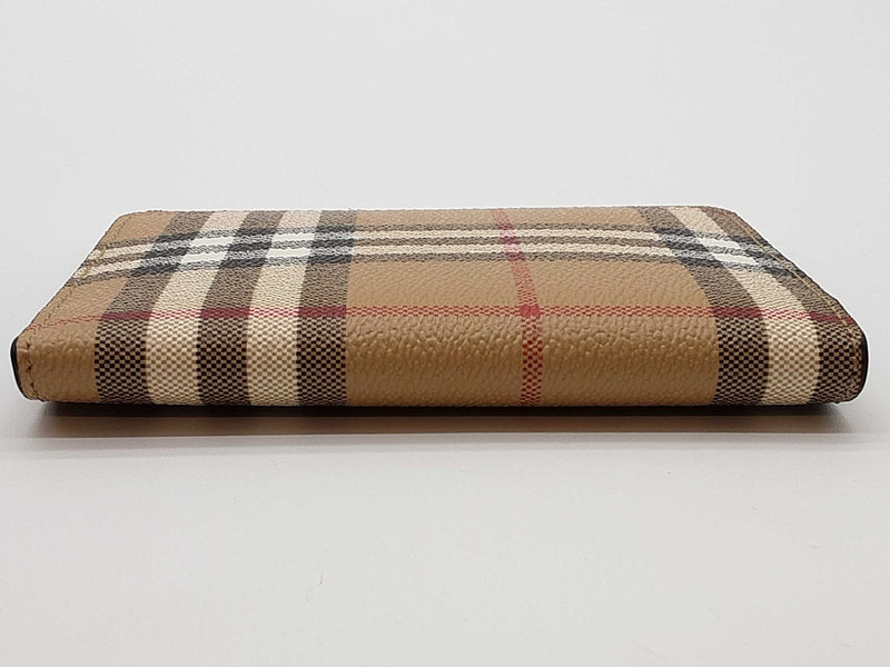 Burberry Tan Check Coated Canvas Passport Holder Do1125lorde