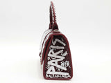 Balenciaga Xs Hourglass Graffiti Bag Red Aa0326rrzsa