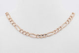14k Yellow Gold Figaro Chain Necklace 8.6 Grams 23 Inch Eb0426prxsa