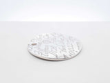 Tiffany & Co. Notes 727 Fifth Avenue Sterling Silver Wavy Pendant 24g Fw0326ezdu