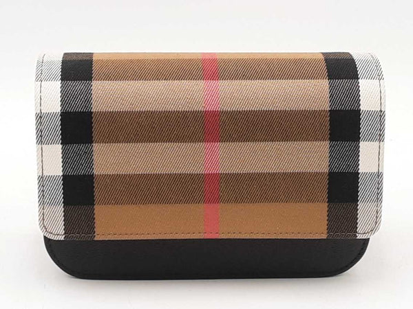 Burberry Madison Check And Leather Crossbody Sd0525orzsa