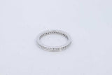 18k White Gold Diamond Eternity Band 3 Grams Size 6.5 Eb0626wrxde