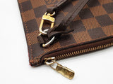 Louis Vuitton Pochette Brown Damier Ebene Coated Canvas Pouch Do0926oxzde