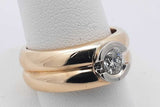 0.35ctw Diamond Band Ring In 14k Yellow Gold 11.8 Grams Size 9.5 Eb1025pcrsa