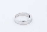 0.6cttw Princess Cut Diamond 14k White Gold Ring 5.2 Grams Size 6.25 Eb0526plrde