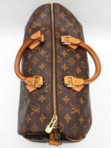 Louis Vuitton Speedy Bandouliere 35 Brown Monogram Shoulder Bag Do1125exzde