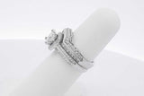 1.51cttw Diamond Ring In 14k White Gold 8.5 Grams Size 5 Eb0425lzrzsa