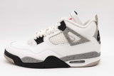 Nike Air Jordan 4 Retro Og White Cement Sneakers Size 9.5 Fv5029-100 Eb0726rxsa