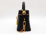 Balmain Pulse Vanity Black Calfskin Leather Bag Sd0426rzxde