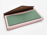 Coach Slim Envelope Wallet In Pastel Colorblock Crossgrain Leather Fw1125wzdu