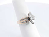0.73 Cttw Diamond & 14k Yellow Gold Engagement Ring 5 Gram Size 5.75 Fw0426wrxdu