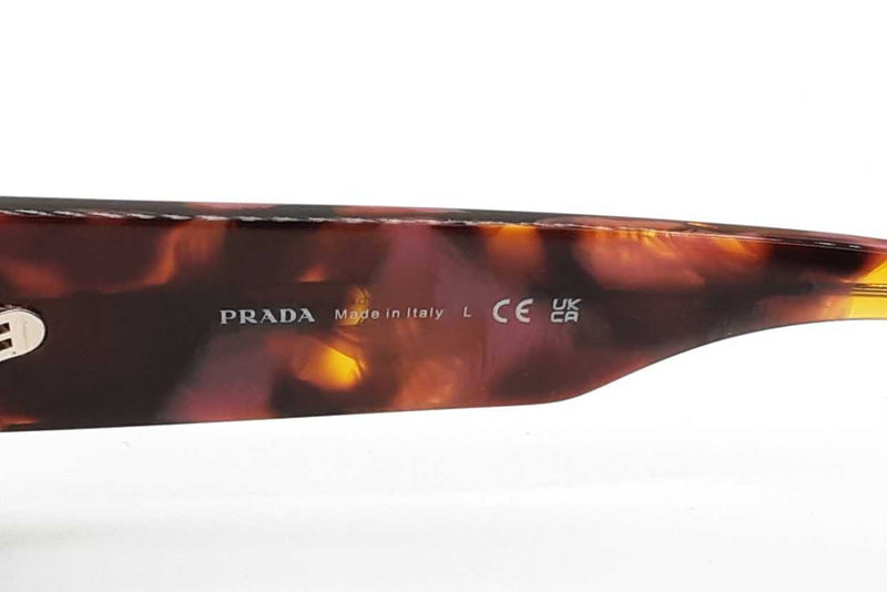 Prada Spr A07  Sunglasses In Mahogany & Violet Eb1225rxde