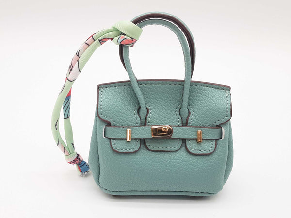 Blue Teal Mini Bag Charm Do0725ide
