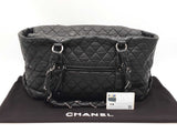 Chanel Lady Braid Tote Bag In Black Aged Calfskin Fw0425cxzdu